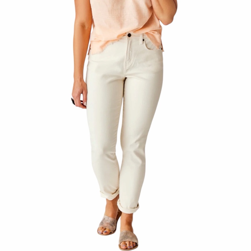 Carve Designs Carson High Rise Jeans in Ecru Size 0